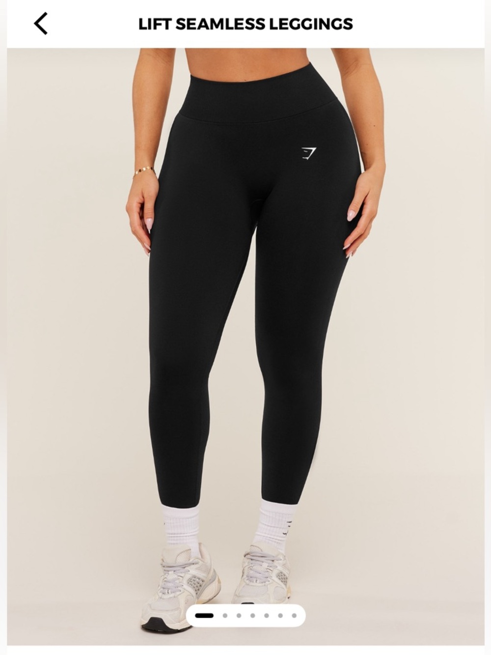 Gymshark Black lift seamless leggings